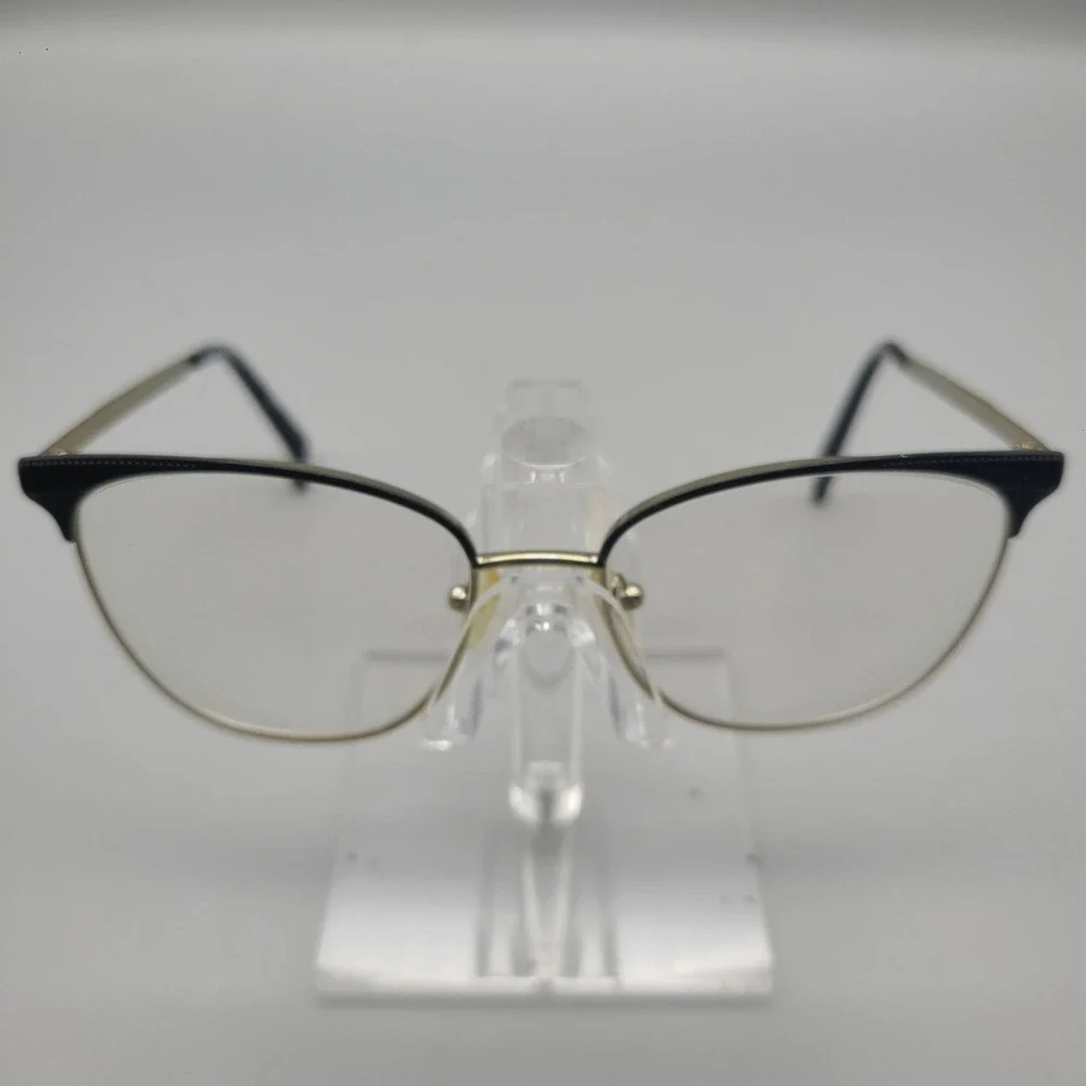 Michael Kors MK3018 Nao Eyeglasses Black Gold Cat Eye Frames 54-17-140 1195